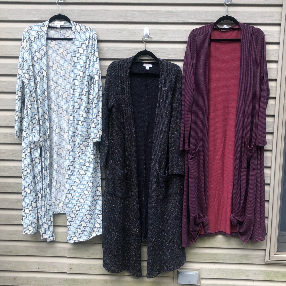 2 L 1 XL Lularoe Sarah Long Cover-ups
